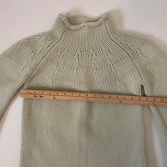 Vintage Chunky Knit Express Wool Angora Roll Neck Sweater, Womens XL 90's Japan - Picture 8 of 9